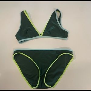 Aerie green bikini in great condition